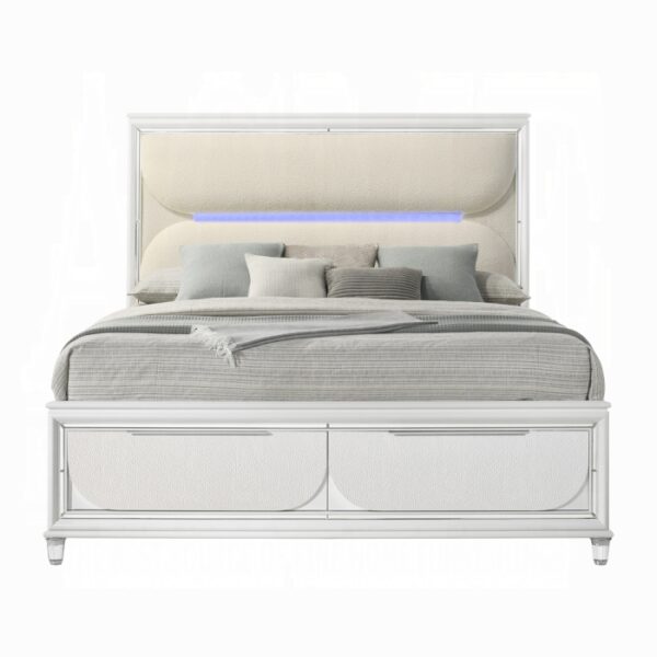 Tarian Queen Bed W/Led & Storage - Image 5