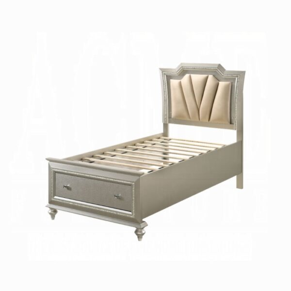 Kaitlyn Full Bed W/Led & Storage - Image 3