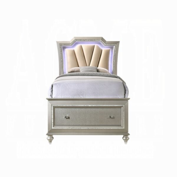 Kaitlyn Full Bed W/Led & Storage