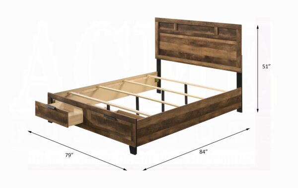 Morales EK Bed W/Storage - Image 4