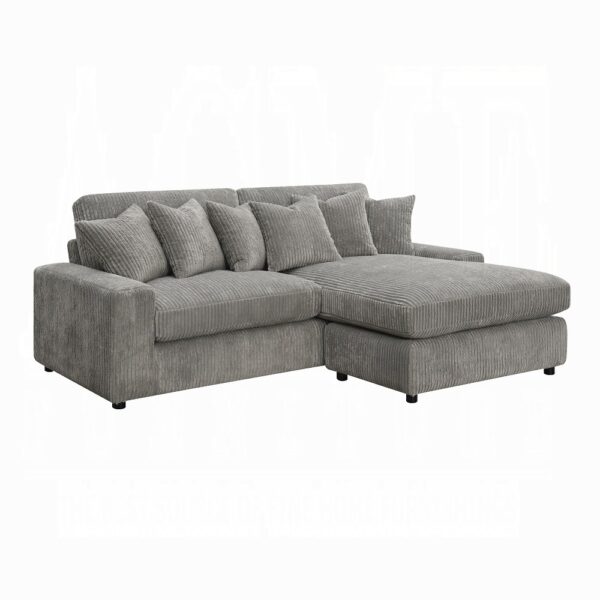 Tavia Reversible Sectional Sofa W/6 Pillows - Image 2