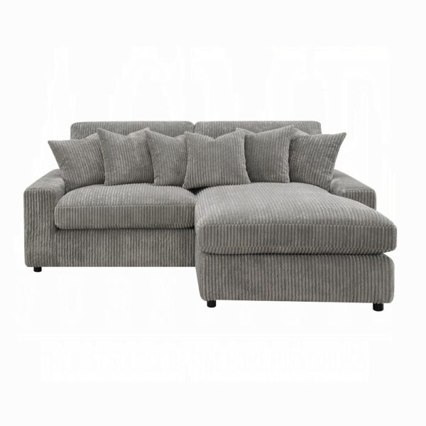 Tavia Reversible Sectional Sofa W/6 Pillows - Image 3