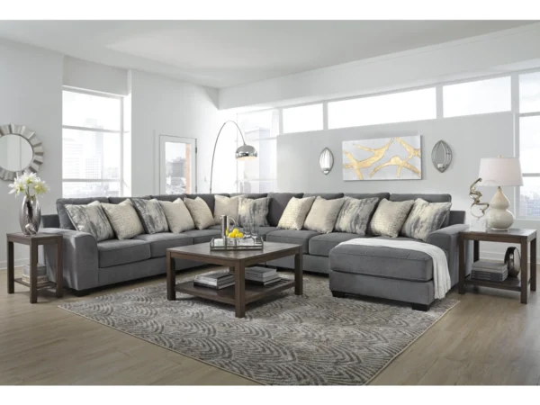 Castano 5-Piece Sectional with Chaise - Image 4