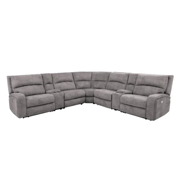 Drakos Upholstered Power Reclining Sectional - Image 2