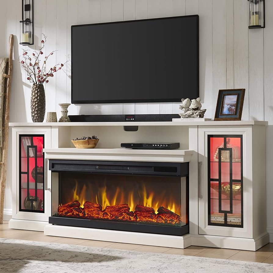 Electric Fireplace TV Console