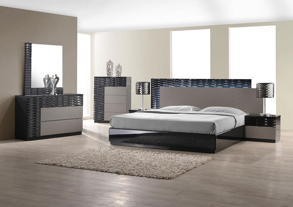 LED Modern Bedroom Set